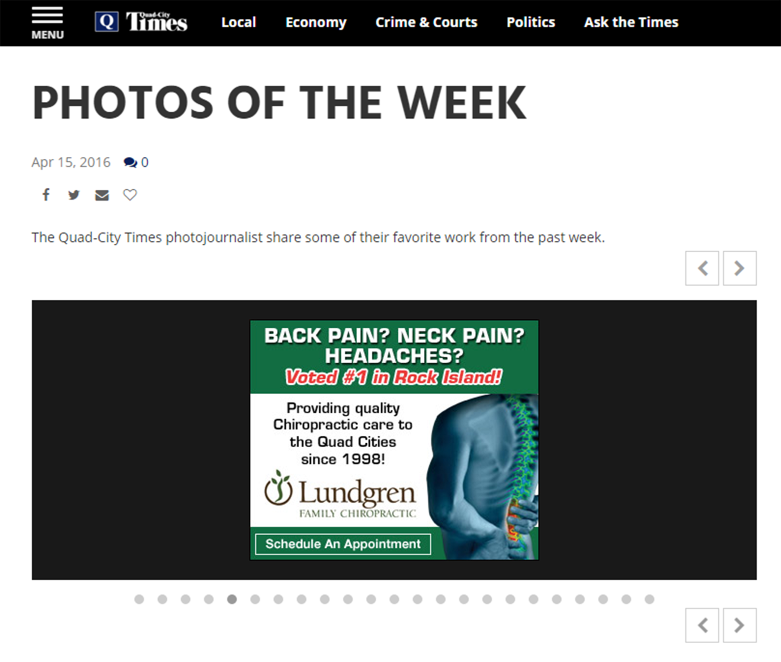 Photo gallery ad